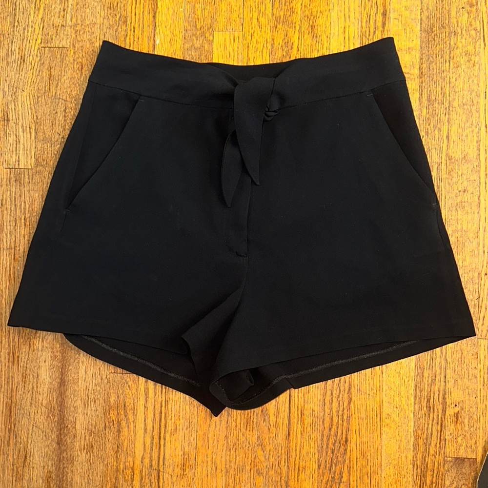 ALC rayon tie waist shorts